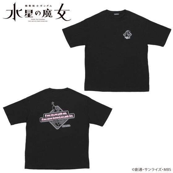 機動戦士ガンダム 水星の魔女 「逃げたら一つ、進めば二つ」ビッグシルエットTシャツ