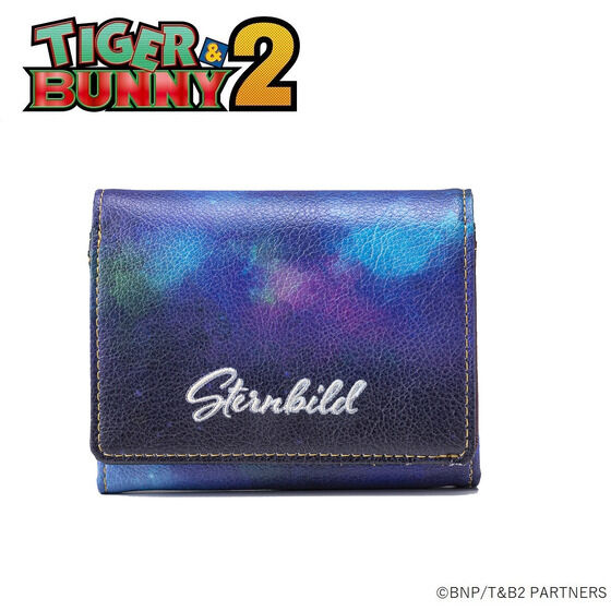 TIGER & BUNNY 2 二つ折り財布 シュテルンビルトの夜空柄