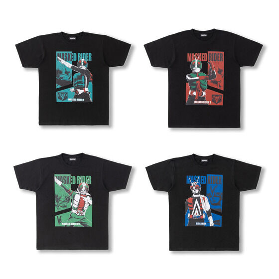仮面ライダー 昭和シリーズ デザインTシャツ (全16種)