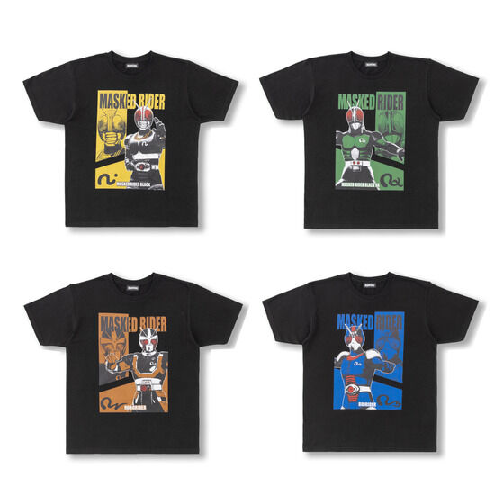 仮面ライダー 昭和シリーズ デザインTシャツ (全16種)
