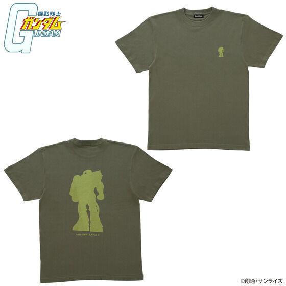 機動戦士ガンダム シルエットデザインシリーズ Tシャツ 量産型ザク