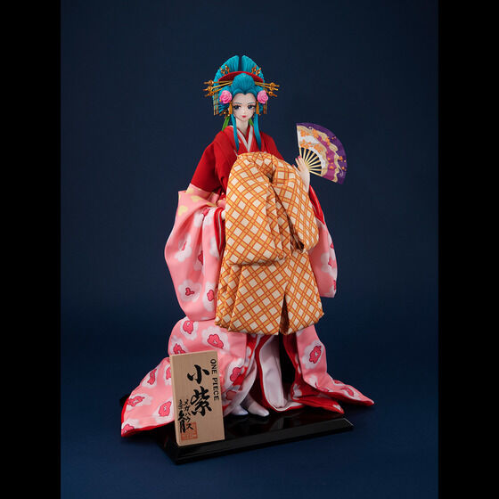 久月×MegaHouse　日本人形　ONE PIECE 　小紫　【専用ガラスケース付き特別価格セット】
