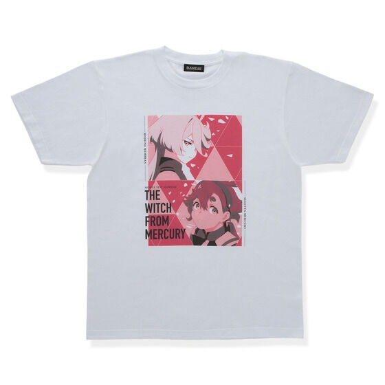 機動戦士ガンダム 水星の魔女 ペアデザインTシャツ スレッタ＆ミオリネ