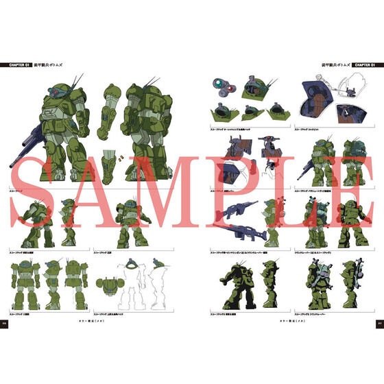 【受注生産】装甲騎兵ボトムズ 40th公式設定資料集 Part.1