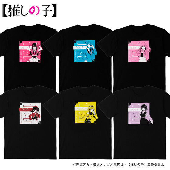 推しの子】 デザインTシャツ（全6種） | j-hobby Collection