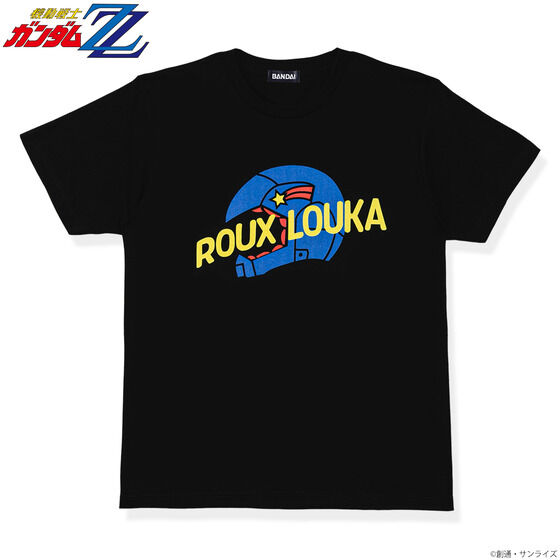 機動戦士ガンダムZZ ルー・ルカシリーズ Tシャツ ヘルメット柄