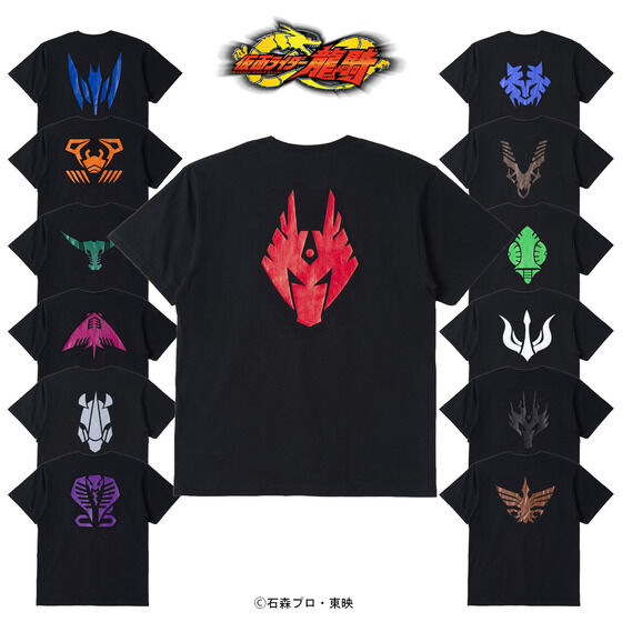 仮面ライダー龍騎 Tシャツ クレスト柄【2023年9月発送分】 | j-hobby