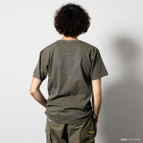 STRICT-G.ARMS『機動戦士ガンダム』ヘンリーネック半袖Tシャツ リフレクター ZEON FORCES