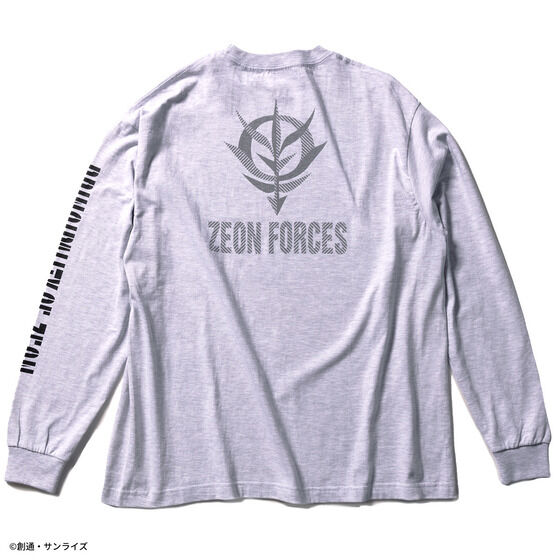 STRICT-G.ARMS『機動戦士ガンダム』長袖Tシャツ リフレクタープリント ZEON FORCES