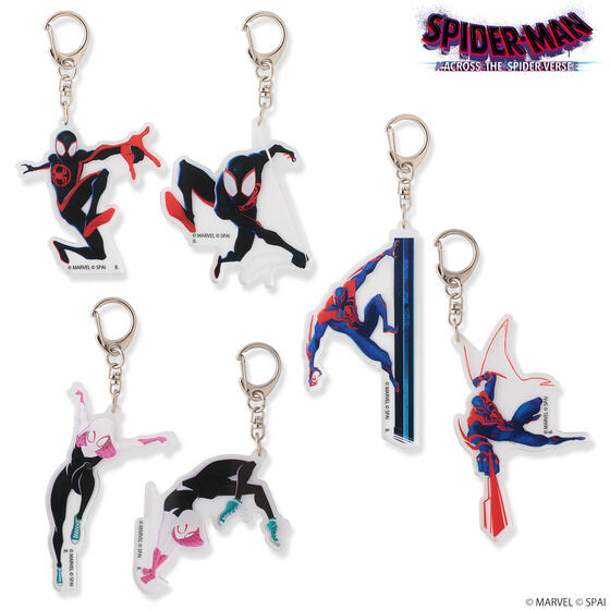 MARVEL/ スパイダーマン：アクロス・ザ・スパイダーバース/ アクリルチャーム(全6種)【2023年10月発送】 | MARVEL（マーベル） |  アニメグッズ ・おもちゃならプレミアムバンダイ｜バンダイナムコグループの公式通販サイト