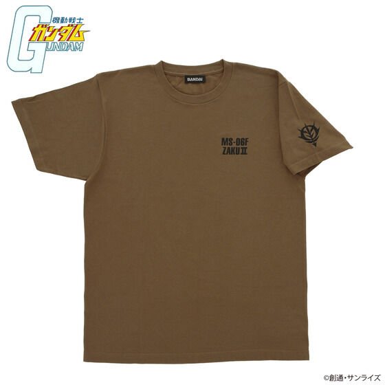 機動戦士ガンダム MSモチーフ企画 Tシャツ MS-06F ザクII