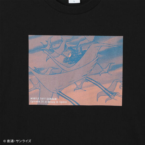 機動戦士ガンダム　ガンダムパノラマデザインシリーズ半袖Tシャツ エピソード31「ザンジバル、追撃！」