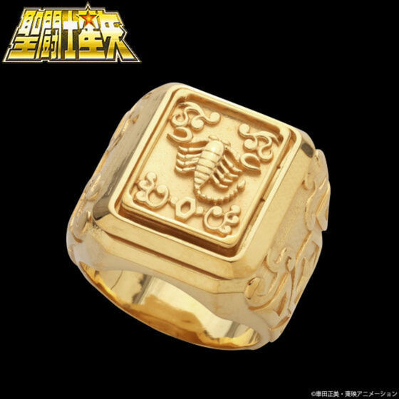 聖闘士星矢　黄金聖衣箱（ゴールドクロスボックス）デザインsilver925リング 蠍座(スコーピオン)【再販】