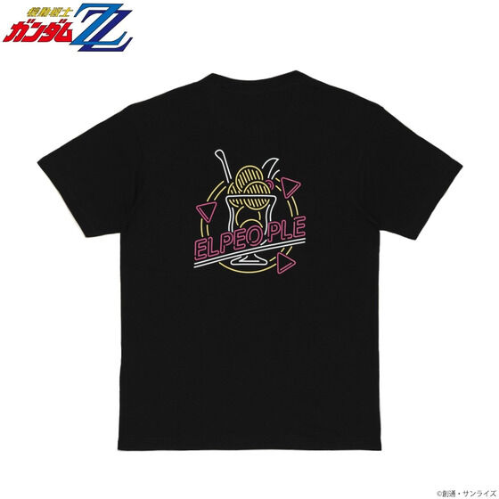 機動戦士ガンダムZZ エルピー・プルシリーズ Tシャツ ブラック