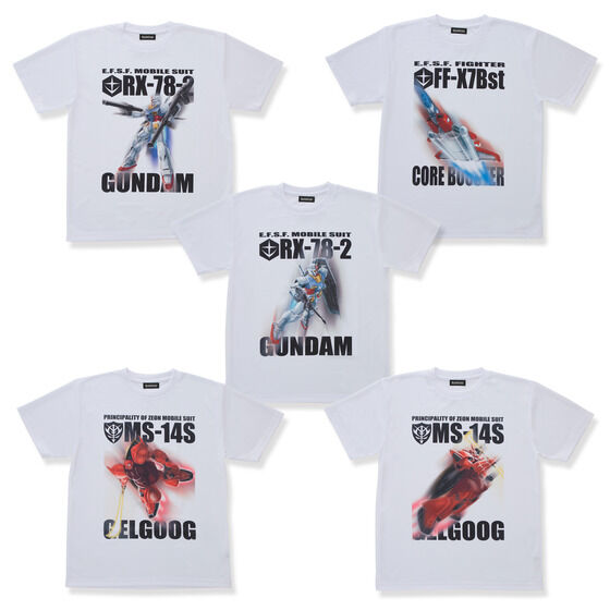 機動戦士ガンダム フルカラーライトTシャツ 第二弾