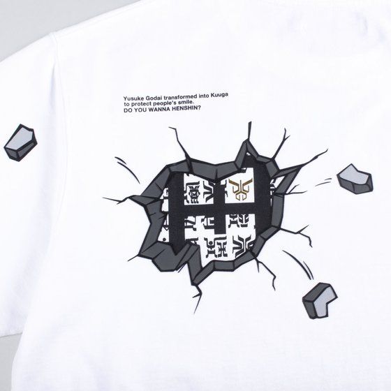 仮面ライダークウガ　デザインTシャツ ーMARKING− ｜HENSHIN by KAMEN RIDER
