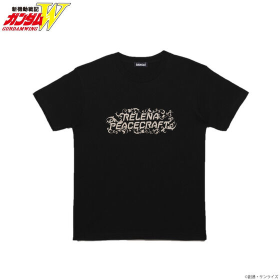 新機動戦記ガンダムW リリーナ・ピースクラフトシリーズ Tシャツ ブラック