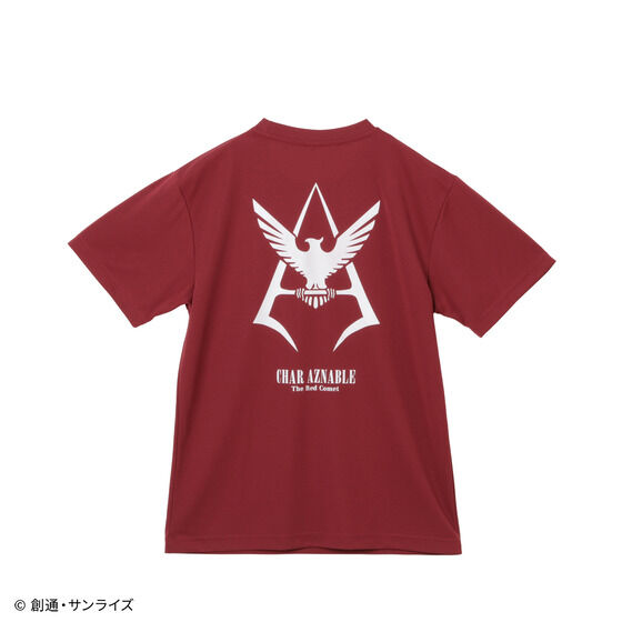 機動戦士ガンダム シャア・アズナブルパーソナルマーク スポーツシリーズ ドライTシャツ