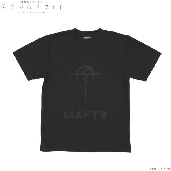 機動戦士ガンダム 閃光のハサウェイ BLACKシリーズ マーク ドライTシャツ マフティーモデル