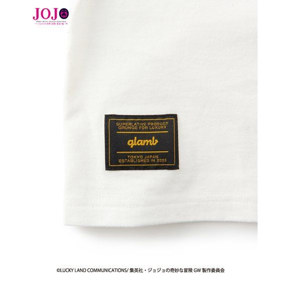 『ジョジョの奇妙な冒険 黄金の風』×『glamb』コラボレーションTシャツ２【2024年2月発送】