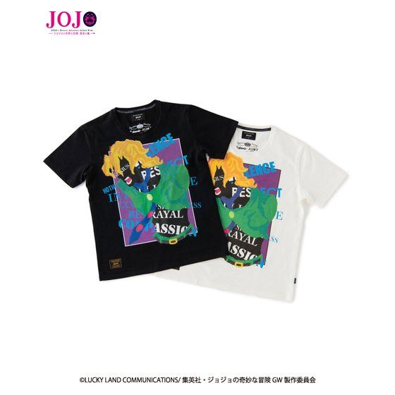 ジョジョの奇妙な冒険 黄金の風』×『glamb』コラボレーションTシャツ２