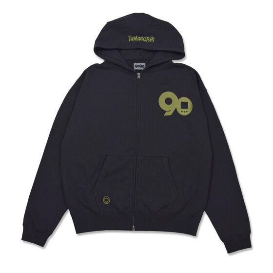 9090 ~ Tamagotchi 9090 Logo Zip Hoodie (S2F)