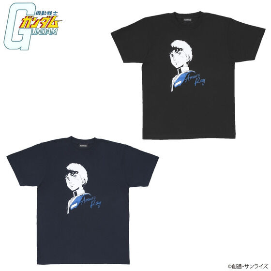 機動戦士ガンダム ラメプリントシリーズ Tシャツ アムロ・レイ