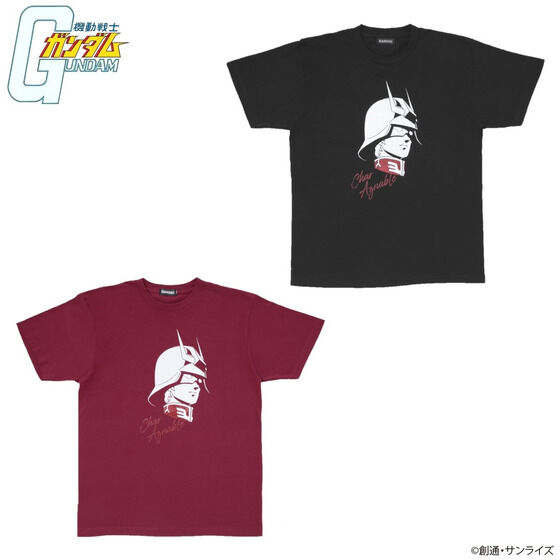 機動戦士ガンダム ラメプリントシリーズ Tシャツ シャア・アズナブル