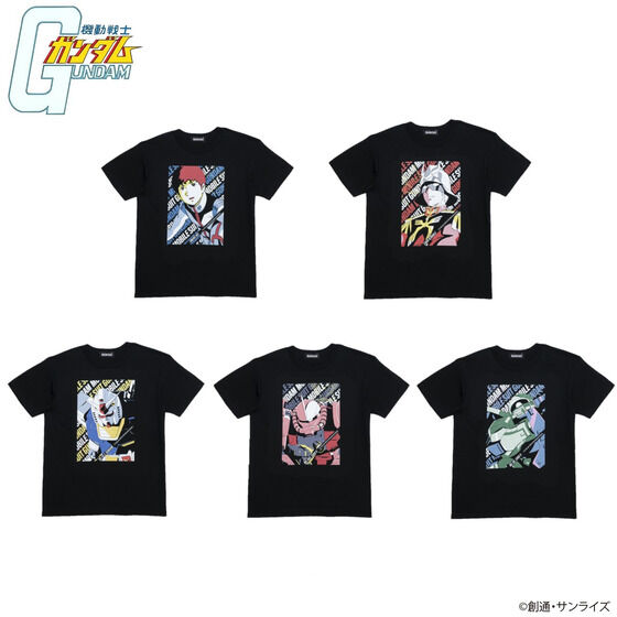 機動戦士ガンダム マルチカラーデザインシリーズ Tシャツ