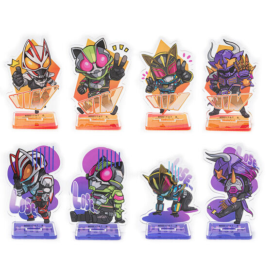 仮面ライダーギーツ　勝負の行方シリーズ　アクリルスタンド（全8種）