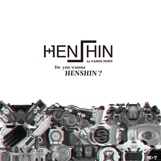 仮面ライダー Tシャツ -BELT×GLITCH- HENSHIN by KAMEN RIDER (全10種)