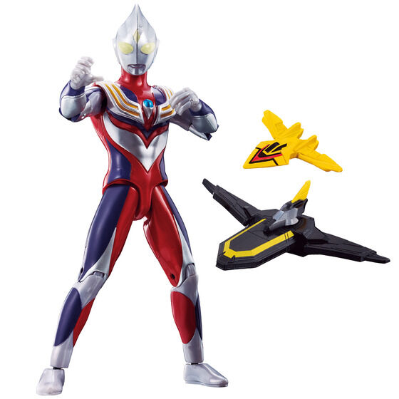 Ultra Action Figure Ultraman Tiga Multi Type Guts Wing Set