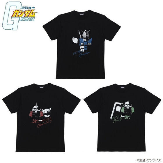 機動戦士ガンダム ラメプリントシリーズ Tシャツ MSVer.