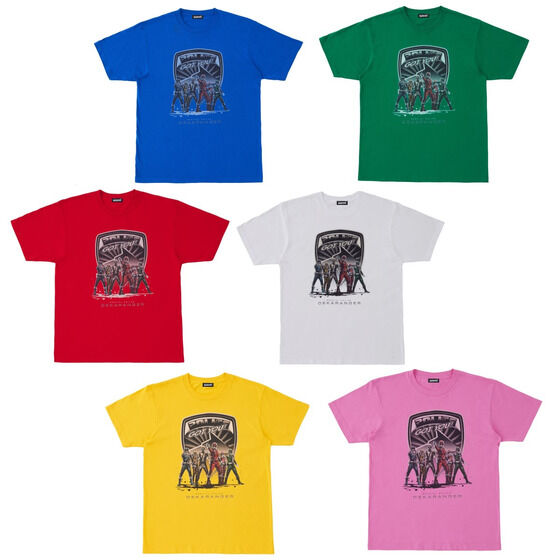 東映ヒーローTシャツ 特捜戦隊デカレンジャー アメコミ風デザイン