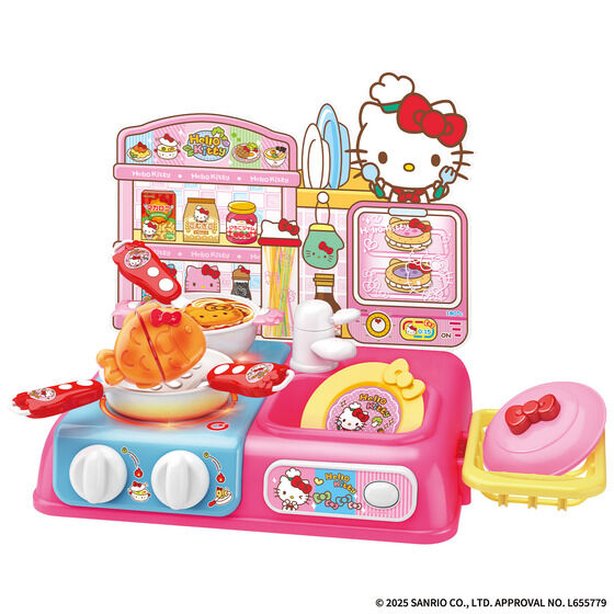 Hello Kitty コンロがピカッ！ジュージューキッチン