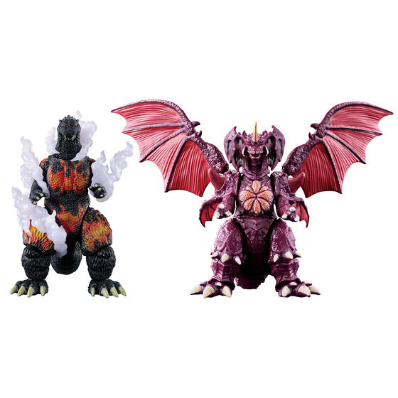 ゴジラアクションフィギュアバーニングゴジラVSデストロイア バトルセット