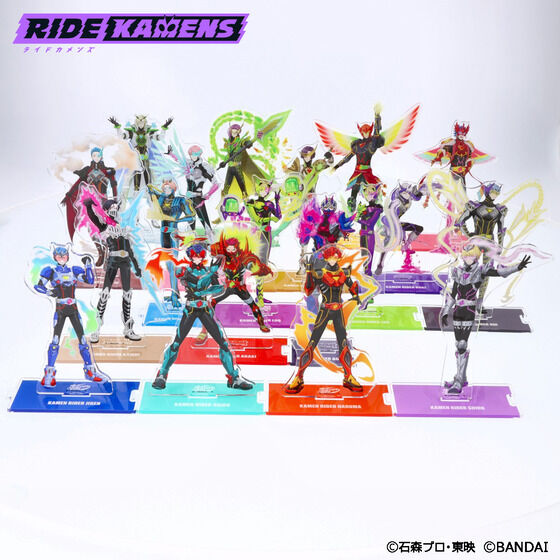 完売 ライドカメンズ ライダーVer.(全19種 つながるアクリルスタンド アクリルスタンド