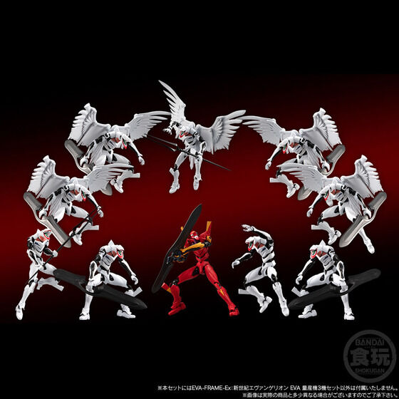 エヴァンゲリオン フィギュア 3体セット EVA-FRAME-EX：新世紀エヴァンゲリオン～EVA量産機3体セット