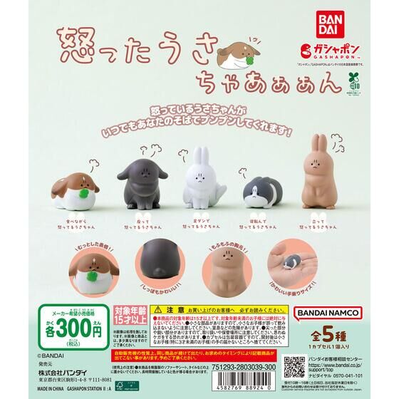怒ったうさちゃあぁぁん