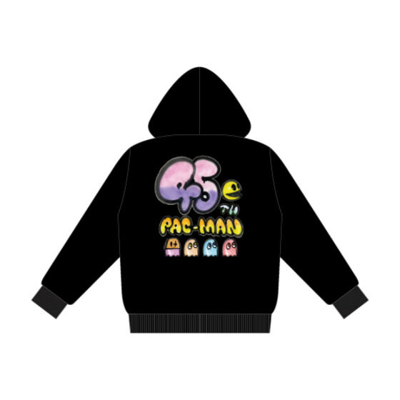 PAC-MAN×SHINICHIRO INUI 公式パーカー ブラック | パックマン