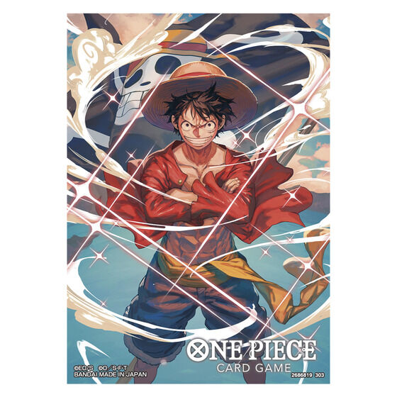 絶版 ワンピース モンキー・D・ルフィ キャラクタースリーブ ONE PIECEカードゲーム リミテッドカードスリーブ モンキー・D
