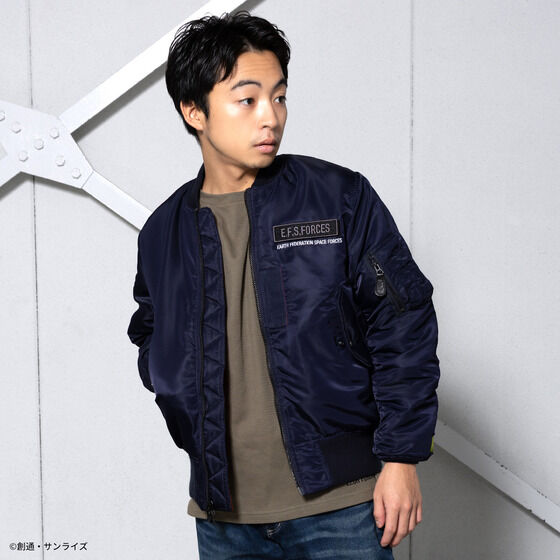 STRICT-G.ARMS『機動戦士ガンダム 逆襲のシャア』MA-1ジャケット AMURO