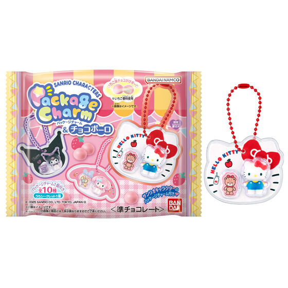 サンリオキャラクターズ パッケージチャーム&チョコボーロ