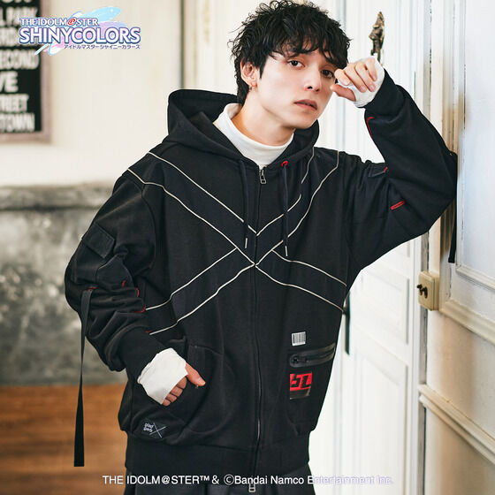 �A�C�h���}�X�^�[ �V���C�j�[�J���[�Y�~gladgarb Asahi Serizawa Hoodie