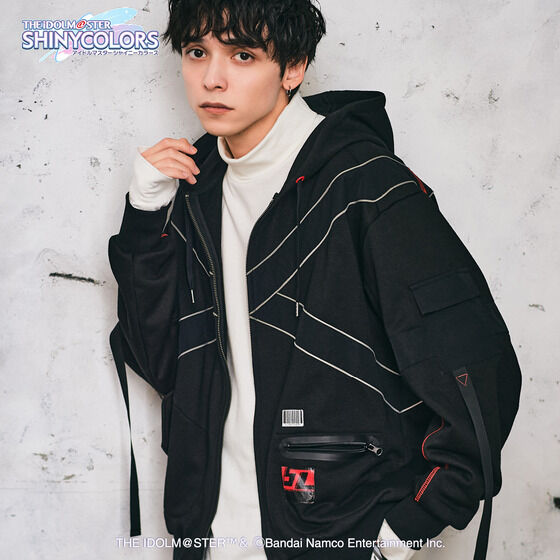 �A�C�h���}�X�^�[ �V���C�j�[�J���[�Y�~gladgarb Asahi Serizawa Hoodie