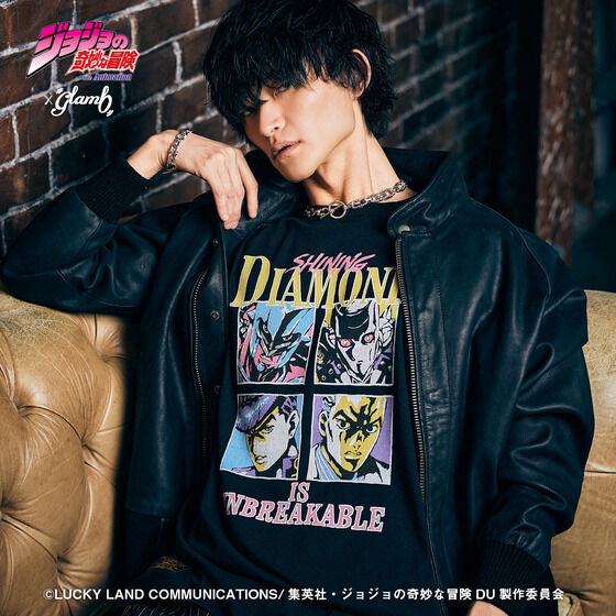 �A�j���w�W���W���̊�Ȗ`�� �_�C�������h�͍ӂ��Ȃ��x�~glamb Crazy Diamond vs Killer Queen T-shirts