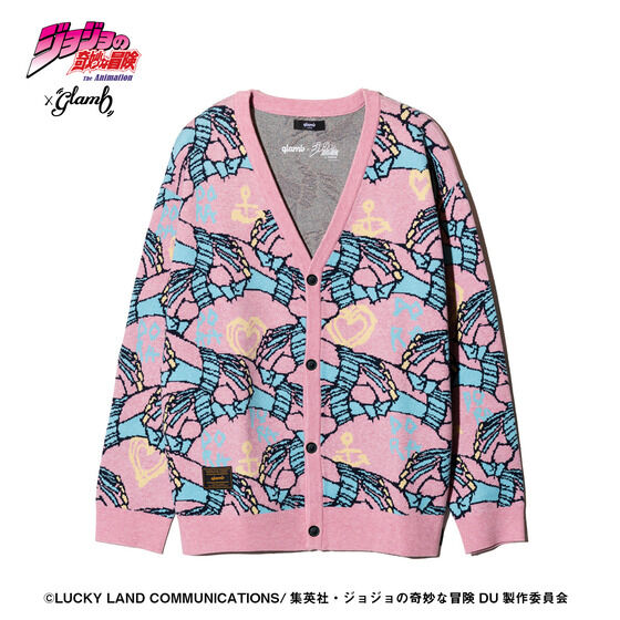 �A�j���w�W���W���̊�Ȗ`�� �_�C�������h�͍ӂ��Ȃ��x�~glamb Crazy Diamond Cardigan
