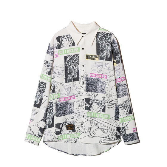�A�j���w�W���W���̊�Ȗ`�� �_�C�������h�͍ӂ��Ȃ��x�~glamb Rohan Kishibe Shirt