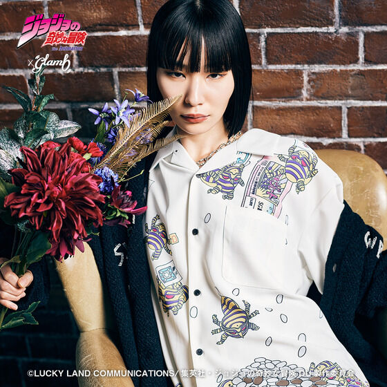 �A�j���w�W���W���̊�Ȗ`�� �_�C�������h�͍ӂ��Ȃ��x�~glamb Harvest Shirt