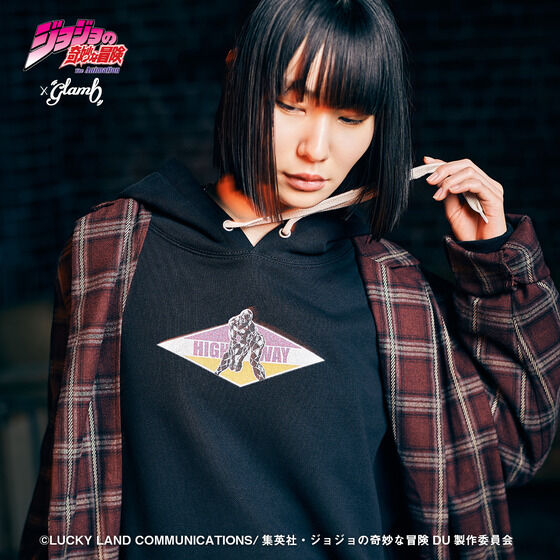 �A�j���w�W���W���̊�Ȗ`�� �_�C�������h�͍ӂ��Ȃ��x�~glamb Highway Star Hoodie